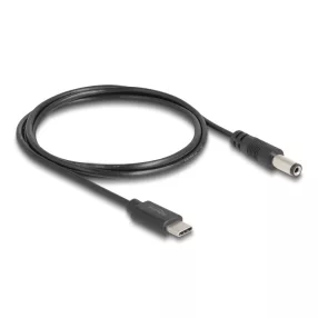   Delock USB Type-C  tápkábel - DC 5,5 x 2,1 mm méretű apa 1 m (DL-85397)