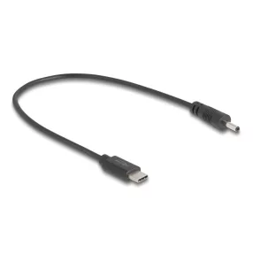   Delock USB Type-C  tápkábel - DC 3,0 x 1,1 mm méretű apa 27 cm (DL-85403)