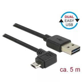   Delock Kábel, EASY-USB 2.0-s A-típusú csatlakozódugó > EASY-USB 2.0-s Micro-B típusú csatlakozódugó, (DL-85562)