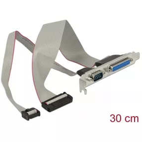   Delock Slot Bracket > 1 x Párhuzamos, 1 x Soros elrendezés: csavart (DL-85644)