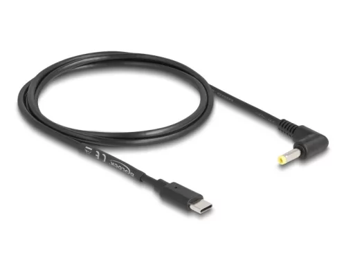 Delock USB tápkábel > DC 4,0 x 1,7 mm apa 90  1,5 m (DL-85665)