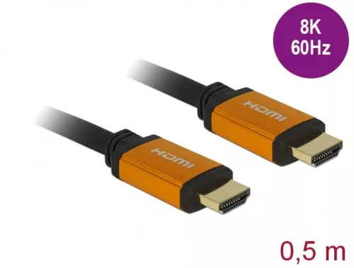 Delock Ultra nagy sebességu HDMI kábel 48 Gbps 8K 60 Hz 0,5 m (DL-85726)
