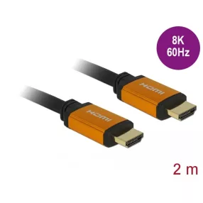   Delock Ultra nagy sebességu HDMI kábel 48 Gbps 8K 60 Hz 2 m (DL-85729)