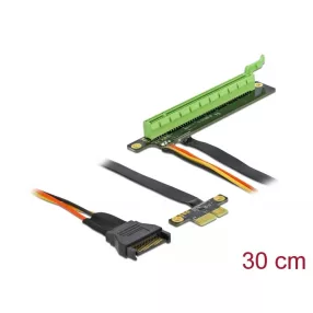   Delock PCI Express Riser kártya x1 - x16 hajlékony kábellel, 30 cm (DL-85762)