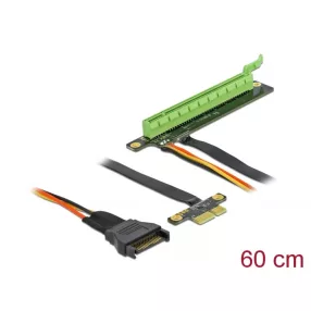   Delock PCI Express Riser kártya x1 - x16 hajlékony kábellel, 80 cm (DL-85763)