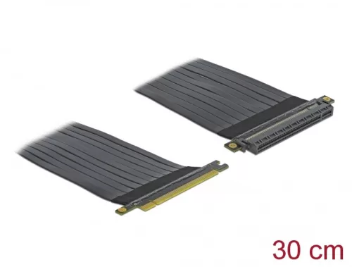 Delock PCI Express Riser kártya x16 - x16 hajlékony kábellel 30 cm (DL-85764)
