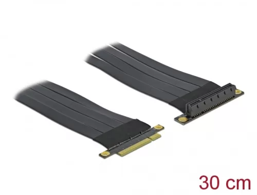 Delock PCI Express Riser kártya x8 - x8 hajlékony kábellel, 30 cm (DL-85766)
