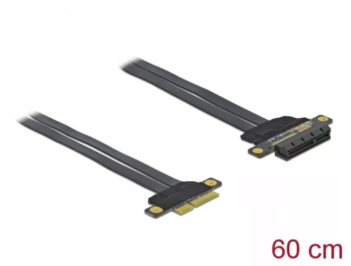 Delock PCI Express Riser kártya x4 - x4 hajlékony kábellel, 60 cm (DL-85769)