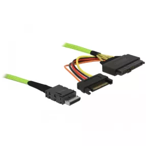   Delock kábel OCuLink PCIe SFF-8611 - U.2 SFF-8639 0,5 m (DL-85802)