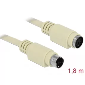 Delock PS/2 hosszabbító kábel 1,8 m (DL-85805)