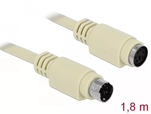 Delock PS/2 hosszabbító kábel 1,8 m (DL-85805)