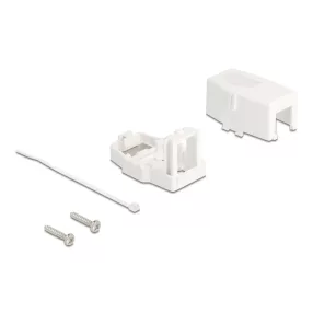   Delock Keystone Felületre Épített Doboz 1 Port mágneses gombbal, fehér színű (DL-85841)