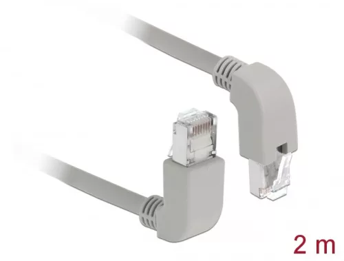 Delock Hálózati kábel RJ45 Cat.5e SF/UTP felfelé néző / lefelé néző 2 m (DL-85854)