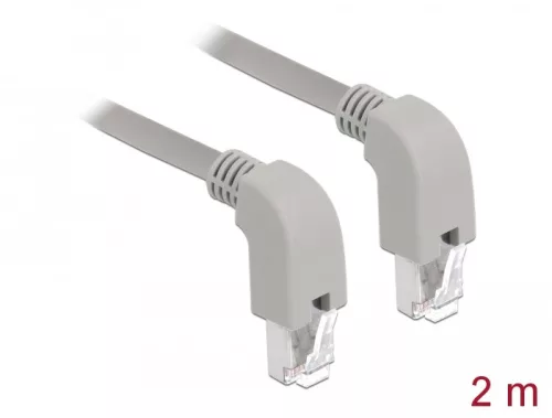 Delock Hálózati kábel RJ45 Cat.5e SF/UTP lefelé néző / lefelé néző 2 m (DL-85860)