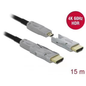 Delock Aktív optikai kábel HDMI 4K 60 Hz 15 m (DL-85881)