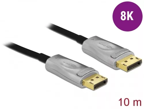 Delock Aktív optikai kábel DisplayPort 1.4 8K 10 m (DL-85885)