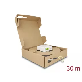   Delock Optikai szál csatlakozó doboz 2 x SC/APC Simplex 30 m drop kábelszettel (DL-85933)