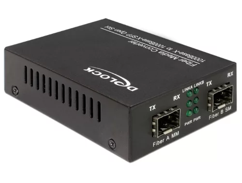 Delock Médiaátalakító 1000Base-X SFP-ről SFP-re (DL-86203)