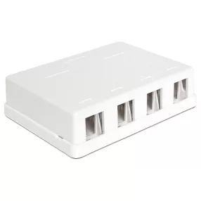 Delock Keystone 4 portos falra szerelhető doboz (DL-86208)