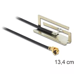   Delock WLAN antenna MHF/U.FL 802.11 a/b/g/n -4 dBi kompatibilis, 134 mm, belső PIFA (DL-86214)