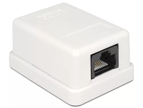 Delock moduláris fali kivezetés 1 portos Cat.6 kompakt UTP (DL-86248)