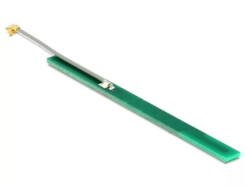 Delock WLAN antenna MHF / U.FL-LP-068 kompatibilis csatlakozó 802.11 b / g / n 2 dBi 50 mm PCB belső (DL-86254)