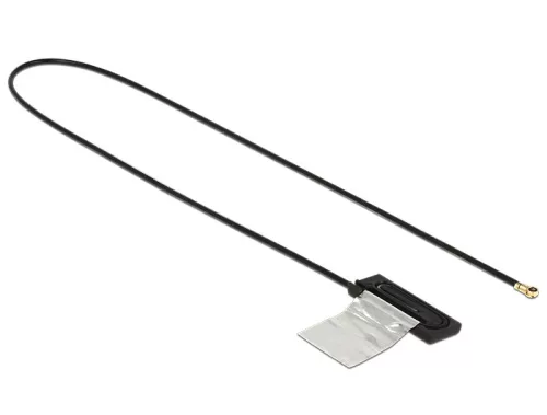 Delock WLAN Antenna MHF IV /HSC MXHP32 Compatible Plug 802.11 ac/a/h/b/g/n CCD 1 dBi 250 mm internal (DL-86286)