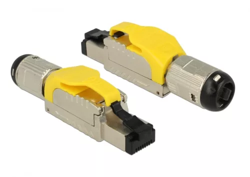 Delock RJ45 dugaszoló szerelvény Cat.6A anyaga: fém (DL-86287)