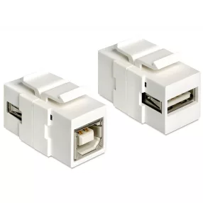  Delock Keystone modul USB 2.0 A anya> USB 2.0 B anya (DL-86320)