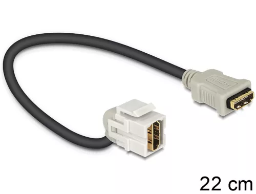 Delock Keystone modul HDMI anya > HDMI anya 110  kábellel (DL-86326)