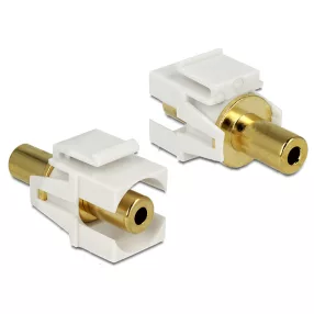   Delock keystone modul 3.5mm sztereo jack alj > 3.5 sztereo jack alj (DL-86336)
