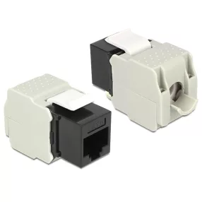   Delock Keystone Module RJ45 anya > LSA Cat.6 UTP fekete (DL-86340)