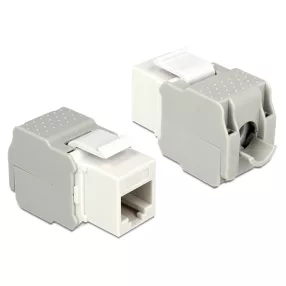   Delock Keystone modul RJ45 anya > LSA Cat.6 UTP fehér (DL-86341)