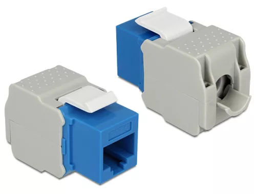 Delock Keystone modul RJ45 anya > LSA Cat.6 UTP kék (DL-86343)