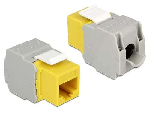 Delock Keystone modul RJ45 anya > LSA Cat.6 UTP sárga (DL-86345)