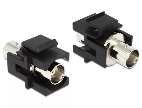 Delock Keystone modul BNC anya > BNC anya, fekete (DL-86351)