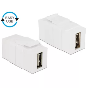   Delock Keystone modul EASY-USB 2.0 A anya > EASY-USB 2.0 A anya (DL-86353)