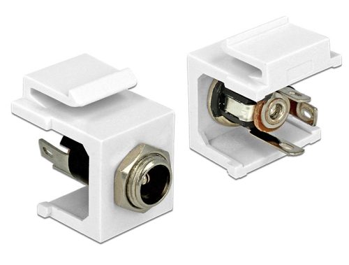 Delock Keystone 2.1/5.5mm DC aljzat  modul