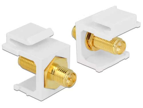 Delock Keystone modul RP-SMA aljzat > RP-SMA aljzat csatlakozókkal (DL-86356)