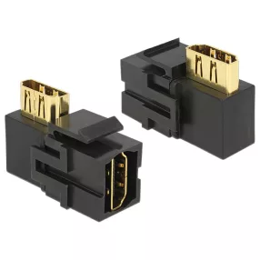   Delock Keystone modul HDMI anya > HDMI anya 90 -os szögben fekete (DL-86358)