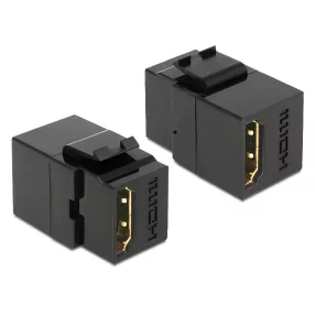   Delock Keystone modul HDMI anya > HDMI anya, fekete (DL-86366)