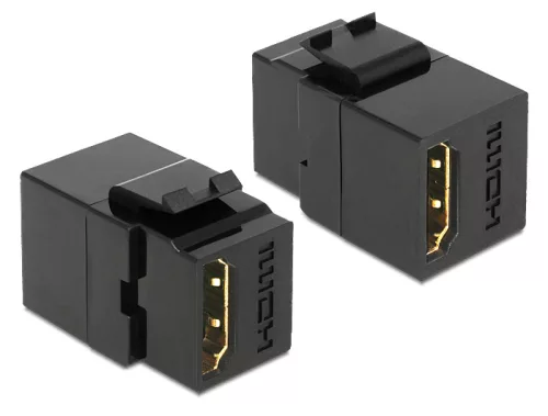 Delock Keystone modul HDMI anya > HDMI anya, fekete (DL-86366)