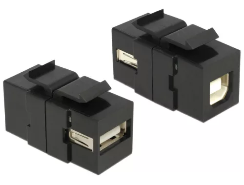 Delock Keystone modul 2db USB "A" aljzattal (DL-86370)