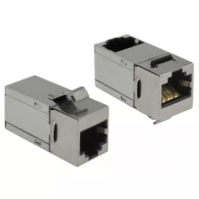   Delock Keystone modul, RJ45-aljzat > RJ45-aljzat, Cat.6 90 (DL-86371)