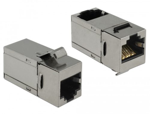 Delock Keystone modul, RJ45-aljzat > RJ45-aljzat, Cat.6 90 