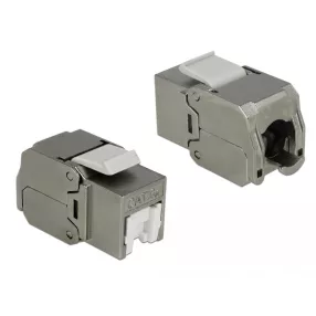   Delock Keystone modul, RJ45-aljzat > LSA Cat.6A STP, porvédo (DL-86385)