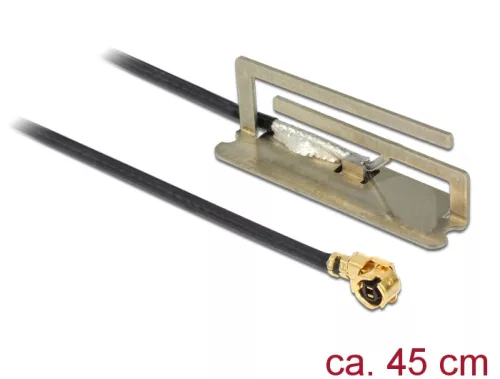 Delock WLAN antenna MHF / U.FL-LP-068 kompatibilis csatlakozó 802.11 ac / a / h / b / g / n PIFA 1,6 (DL-86389)
