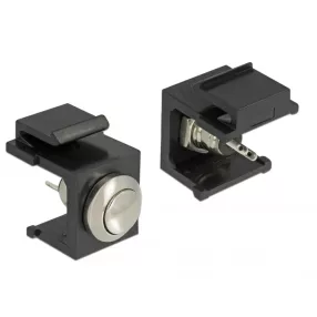 Delock Keystone nyomógomb/kapcsoló fekete (DL-86402)