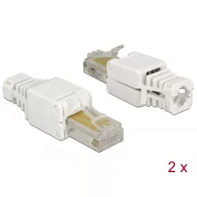   Delock RJ45 dugó Cat.5e UTP szerszám nélkül szerelheto 2 darab (DL-86415)