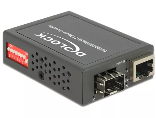 DELOCK Média konverter 10/100/1000Base-T - SFP, kompakt (DL-86440)